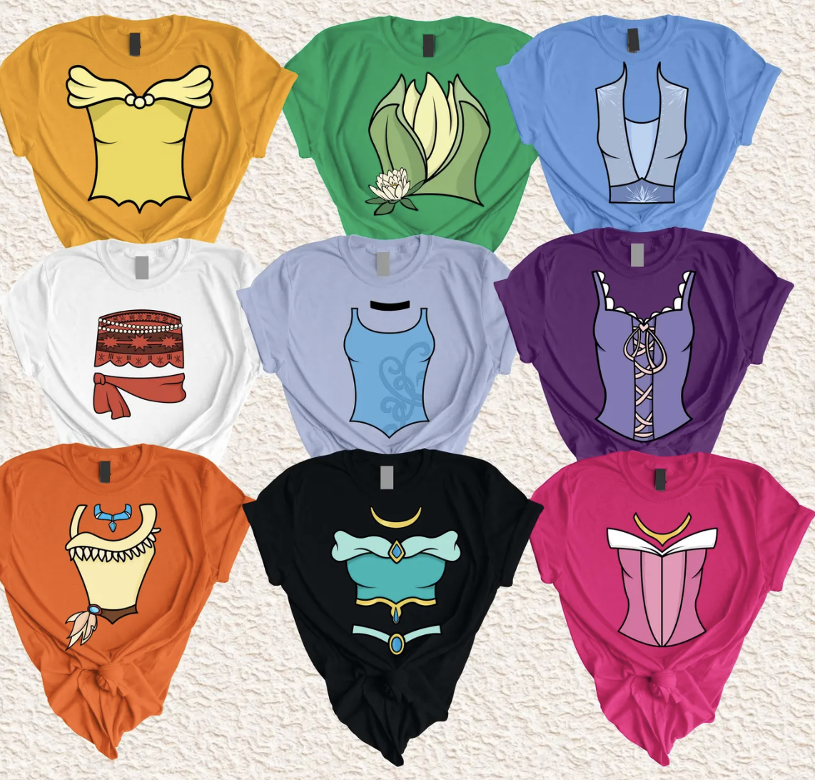 Princess Dress Matching Group Shirt